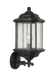 Spark & Spruce 23610 Ob Cleo 1 Light 19 Inch Oxford Bronze Throughout Cowhill Dark Bronze Wall Lanterns (View 5 of 20)