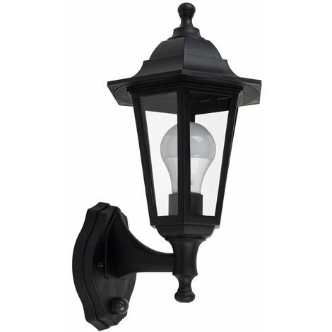 Traditional Outdoor Wall Lantern Dusk – Dawn Sensor Ip44 In Manteno Black Outdoor Wall Lanterns With Dusk To Dawn (Photo 12 of 20)