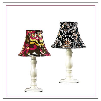 Vera Bradley Mini Candlestick Lamps In Vera Outdoor Wall Lanterns (View 2 of 20)