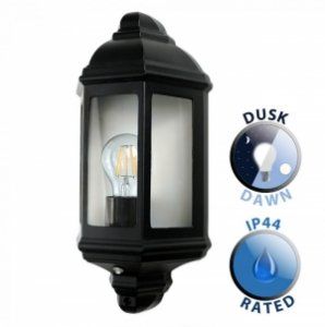 Wiltshire Wall Dusk Till Dawn Ip44 Outdoor Lantern Intended For Manteno Black Outdoor Wall Lanterns With Dusk To Dawn (View 9 of 20)