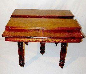 173f: Antique 5 Leg Square Oak Dining Room Table : Lot 173f With Well Liked Antique Oak Dining Tables (Photo 16 of 20)