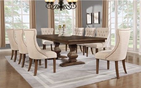 2019 Rustic Honey Dining Tables Intended For D42 9pc 9 Pc Darby Home Co Richmond Antique Rustic Walnut (View 19 of 20)