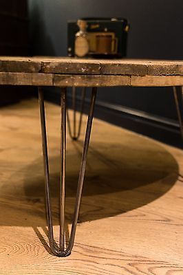 90cm Diameter Industrial Shabby Cable Reel Drum Coffee Regarding Most Up To Date Round Hairpin Leg Dining Tables (View 2 of 20)