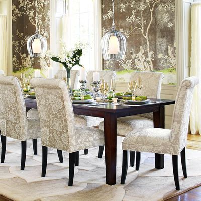Angela Deluxe Dining Chair – Ivory Leaves (View 19 of 20)