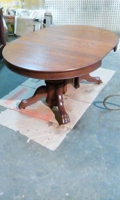 Before And After: Antique Oak Table Restoration Project # Regarding Newest Antique Oak Dining Tables (Photo 5 of 20)