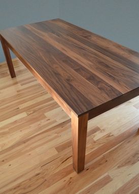 Best And Newest Custom Made Solid Walnut Dining Tablefabitecture Within Walnut And White Dining Tables (View 17 of 20)