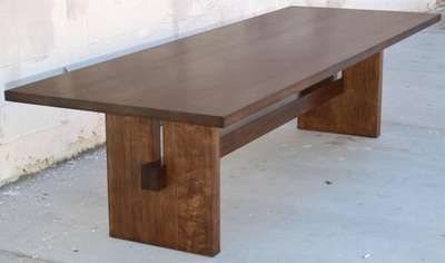 Black Walnut Trestle Table, Custom Madepetersen Within Recent Black And Walnut Dining Tables (Photo 13 of 20)