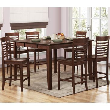 Brown Dining Tables With Removable Leaves Within Most Current Homelegance Tyler Extension Leaf Counter Height Table In (View 17 of 20)