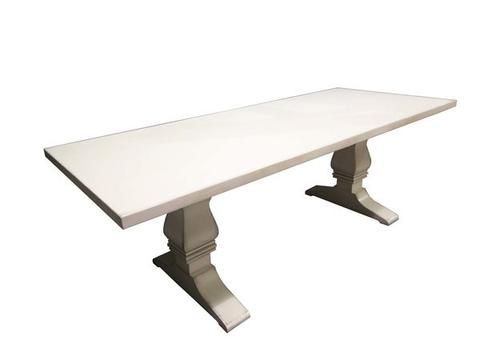 Contemporary Rectangular Solid Wood With Regard To Most Current White Rectangular Dining Tables (Photo 17 of 20)