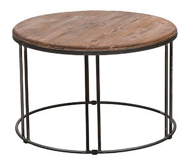 Current Reclaimed Teak And Cast Iron Round Dining Tables Pertaining To Coffee Tables – Renaissance Home (View 8 of 20)