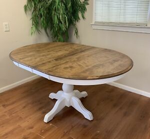 Ebay With Round Dual Drop Leaf Pedestal Tables (View 12 of 20)