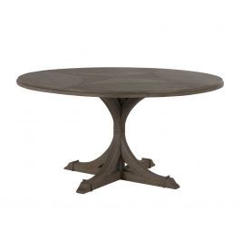 Fashionable Gray Dining Tables Within Adams Round Dining Table – Gray (Photo 11 of 20)