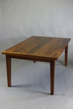 Most Recent Black And Walnut Dining Tables Inside Custom Made Black Walnut Dining Tablerugged Cross Fine (View 9 of 20)