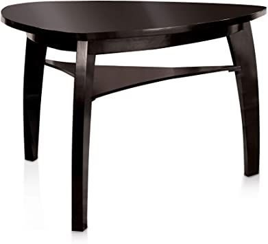 Most Recently Released Modern 54 Inch Black Counter Height Dining Table Within Dark Oak Wood Dining Tables (View 18 of 20)