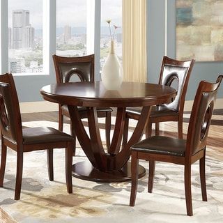 Most Recently Released Vintage Brown Round Dining Tables With Regard To Shop Copper Grove Ozurgeti 48 Inch Round Brown Cherry (View 5 of 20)