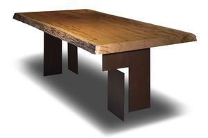 Natural Rectangle Dining Tables Throughout Most Current Contemporary Table – Jacaranda – Rotsen Furniture – Wooden (View 6 of 20)