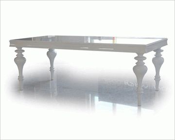 Newest White And Black Dining Tables For White Lacquer Dining Table 44ds (View 9 of 20)