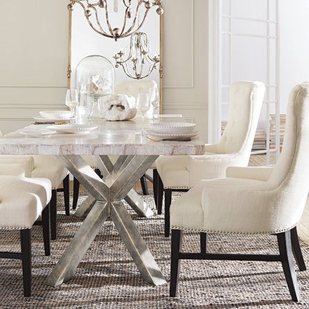 Petra 86" Rectangle Century Marble Dining Table In White For Popular White Rectangular Dining Tables (Photo 1 of 20)