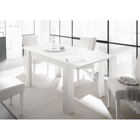 Popular White Dining Tables With Regard To Arden Extendable Dining Table In Matt White – Dining (View 18 of 20)