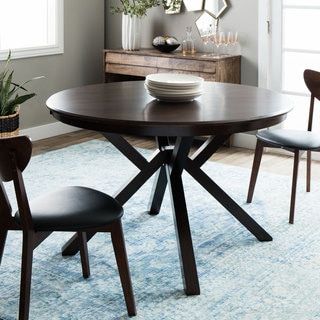 Round Dining Room & Kitchen Tables – Shop The Best Deals Pertaining To Well Liked Dark Brown Round Dining Tables (Photo 1 of 20)