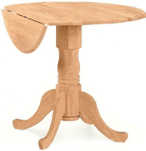 Round Dual Drop Leaf Pedestal Tables Throughout Well Liked Queen Anne Drop Leaf Pedestal Dining Table – 36" Round (View 7 of 20)