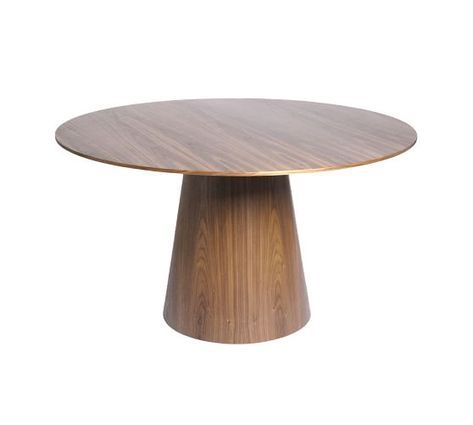 Round Pedestal Dining Tables With One Leaf With Regard To Newest Warner Round Pedestal Dining Table, American Walnut, 53" D (Photo 20 of 20)