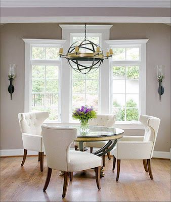 Things We Heart: Decor To Die For: Love Feeling Grey! Within Best And Newest Light Brown Round Dining Tables (Photo 17 of 20)