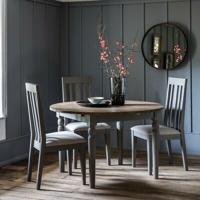 Trendy Gray Dining Tables In Frank Hudson Gallery Direct Cookham Round Oak Extending (Photo 9 of 20)