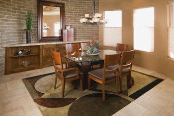 Trendy Light Brown Round Dining Tables For Distance From Dining Table To Light Fixture (View 12 of 20)