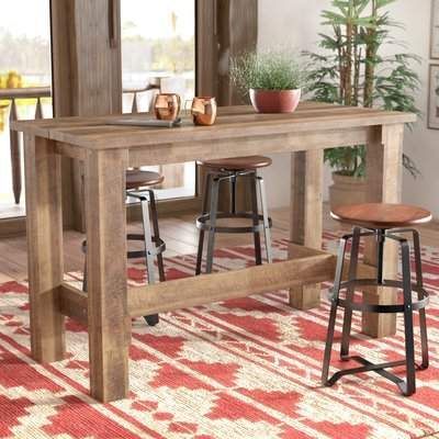 Well Known Natural Rectangle Dining Tables In Williston Forge Boyes 25.625" Dining Table (Photo 5 of 20)