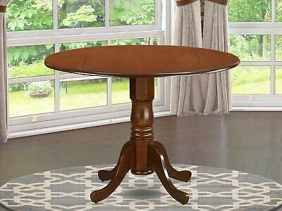 Well Liked Round Dual Drop Leaf Pedestal Tables Throughout Dublin Drop Leaf 42" Round Pedestal Kitchen Dining Table (View 9 of 20)