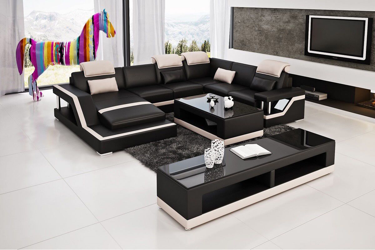 3 Piece Full Sectional Couch | Sectional Chaise Sofa With Inside 3 Piece Console Tables (Photo 15 of 20)