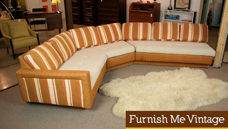 3 Piece Retro Sectional Sofa With Corner Table Within 3 Piece Console Tables (Photo 11 of 20)