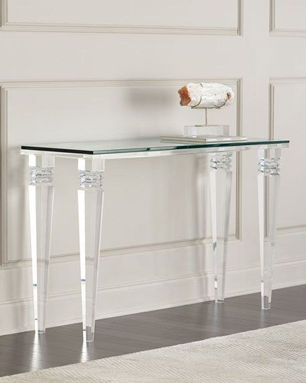 30+ Acrylic Console Table Ideas You Can Add To Your Own Regarding Clear Console Tables (Photo 6 of 20)