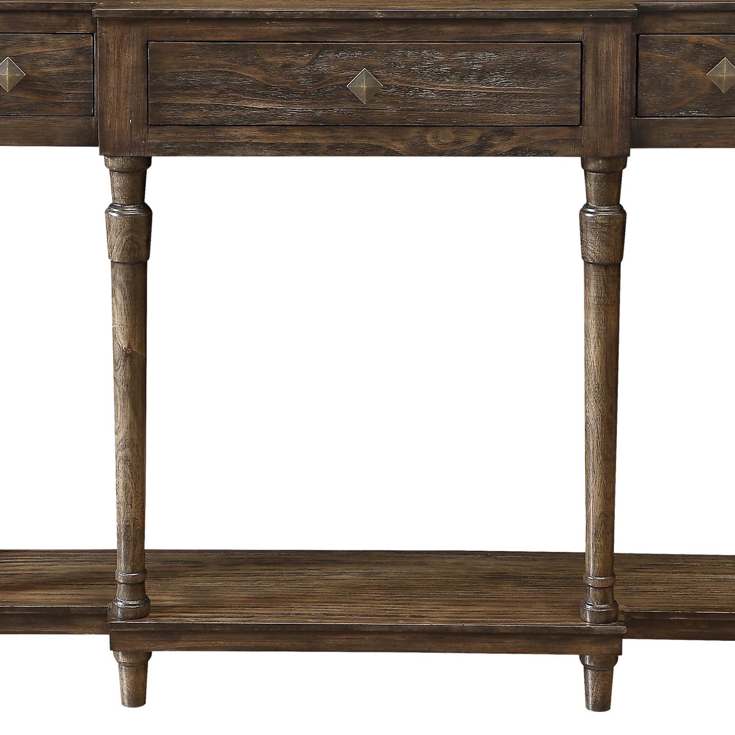 $319.99 – Harbin Brown Console Table Pertaining To Brown Wood Console Tables (Photo 1 of 20)