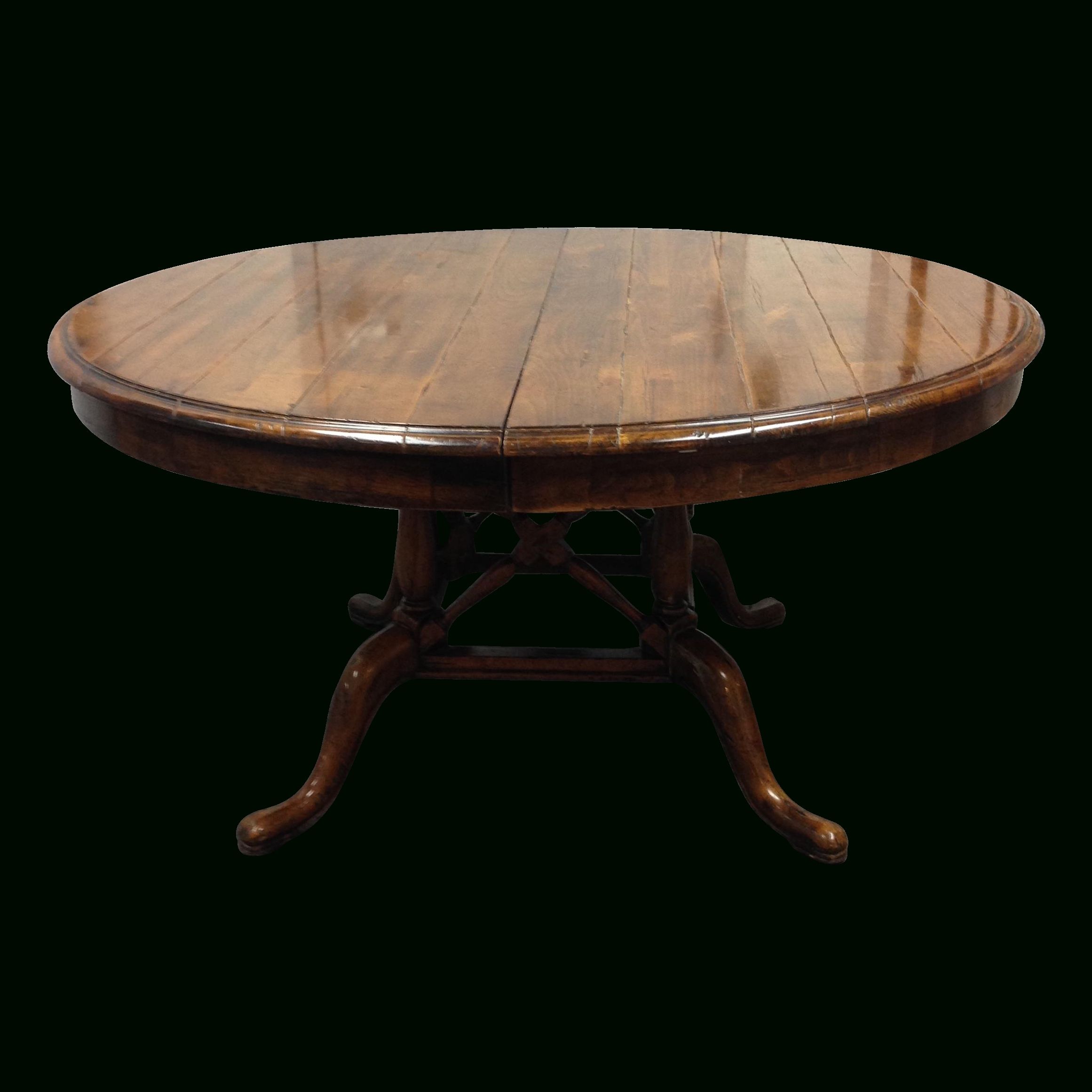 60 Inch Round Dining Table + Leaf | Design Plus Gallery Regarding Leaf Round Console Tables (View 8 of 20)