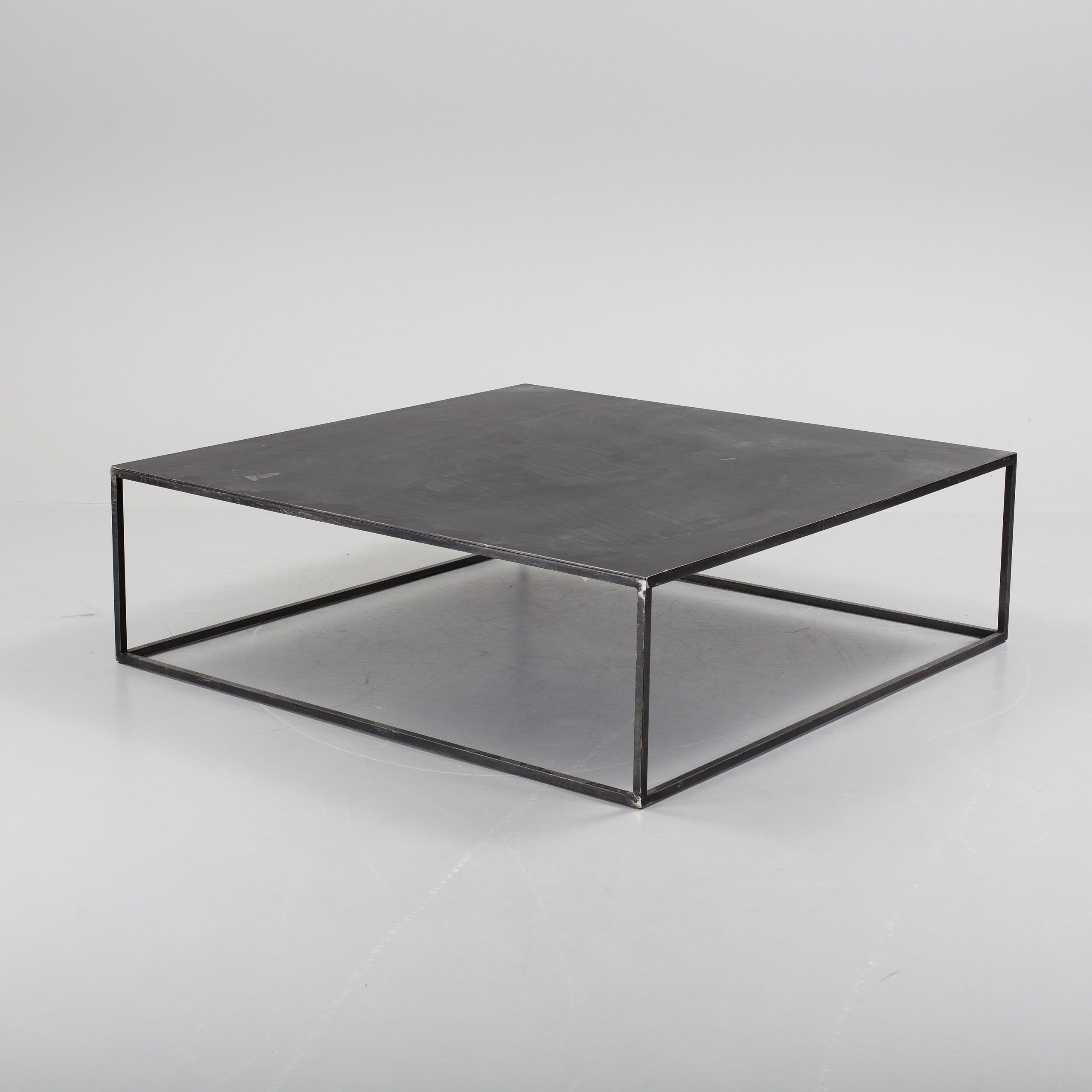 A Modern Square Metal Sofa Table. – Bukowskis Pertaining To 1 Shelf Square Console Tables (Photo 17 of 20)