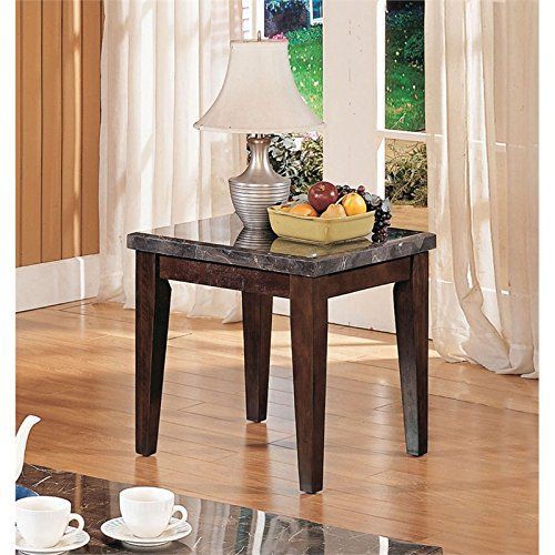 Acme Furniture Acme Danville End Table In Black And Walnut Pertaining To Natural And Black Console Tables (Photo 2 of 20)