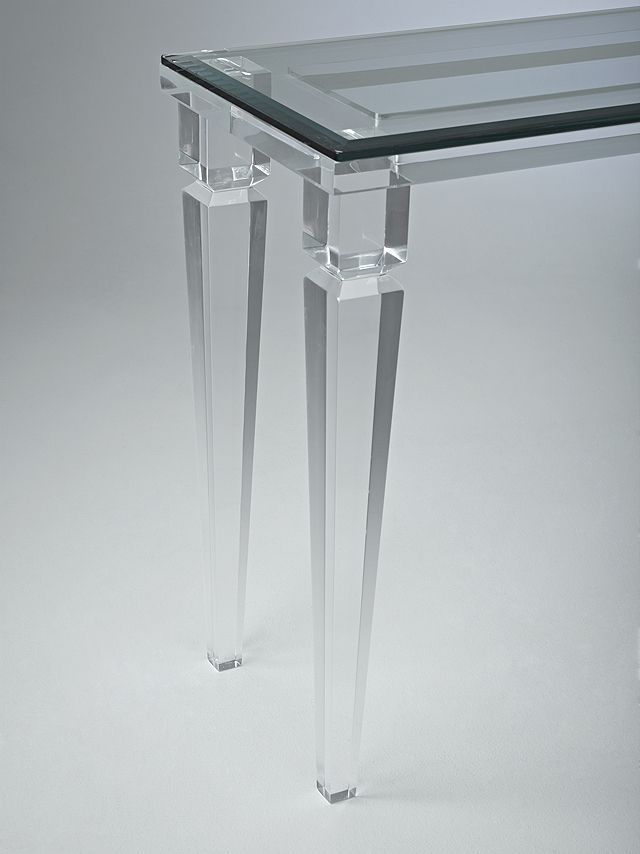 Acrylic Console Tables – Muniz – The Fine Line Of Acrylic Pertaining To Acrylic Console Tables (View 16 of 20)
