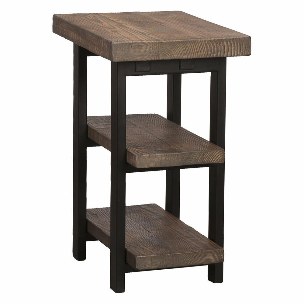 Alaterre Furniture Pomona 2 Shelf Living Room End Table In Within 2 Shelf Console Tables (View 5 of 20)