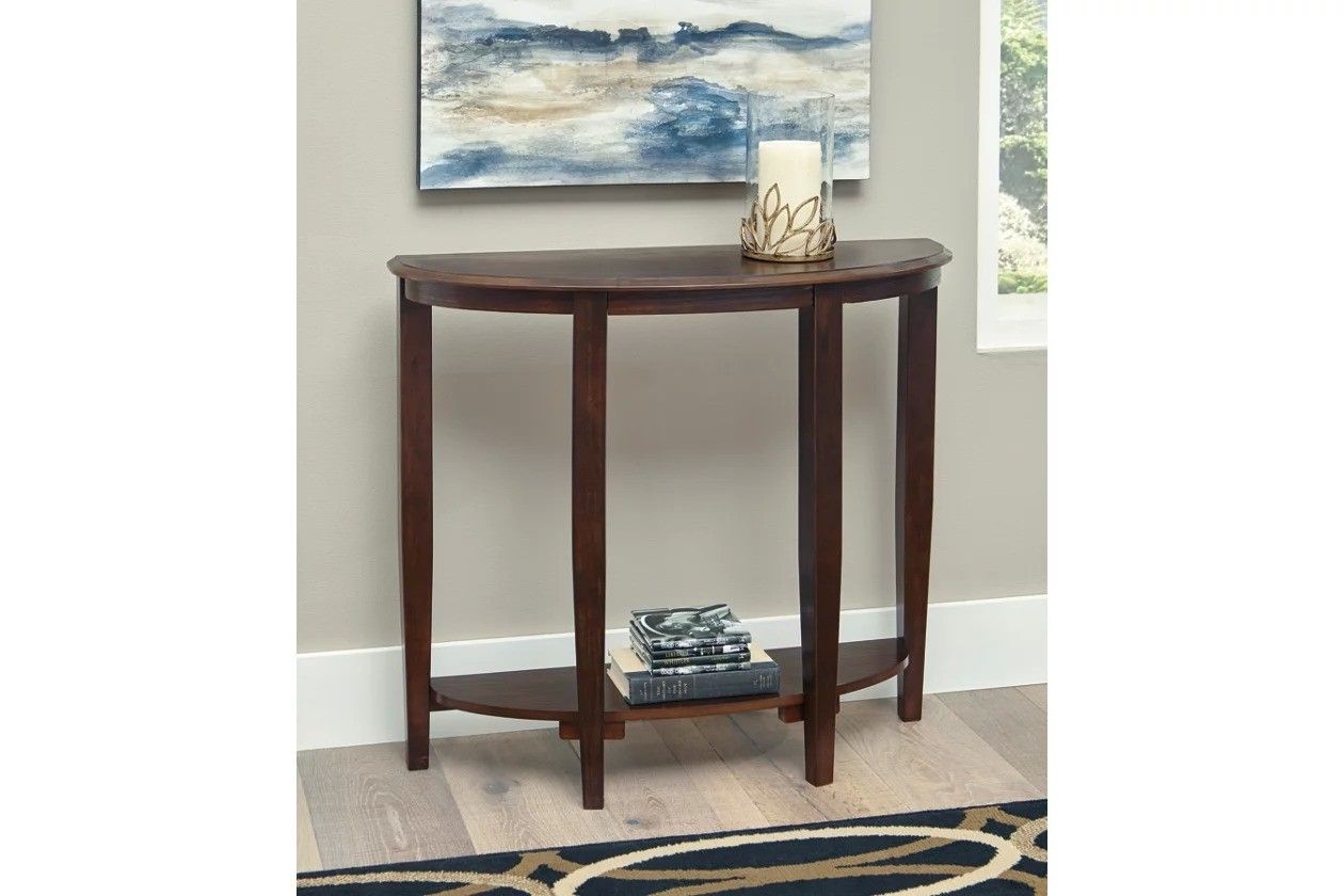 Altonwood Brown Console Table – 1stopbedrooms. For Brown Wood Console Tables (Photo 5 of 20)