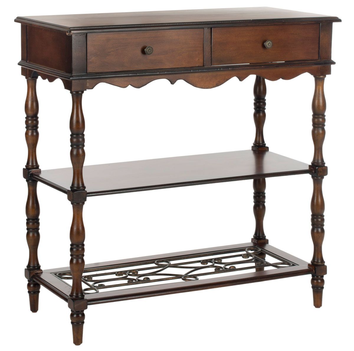 Amh4113a Console Tables – Furnituresafavieh In Brown Console Tables (View 16 of 20)