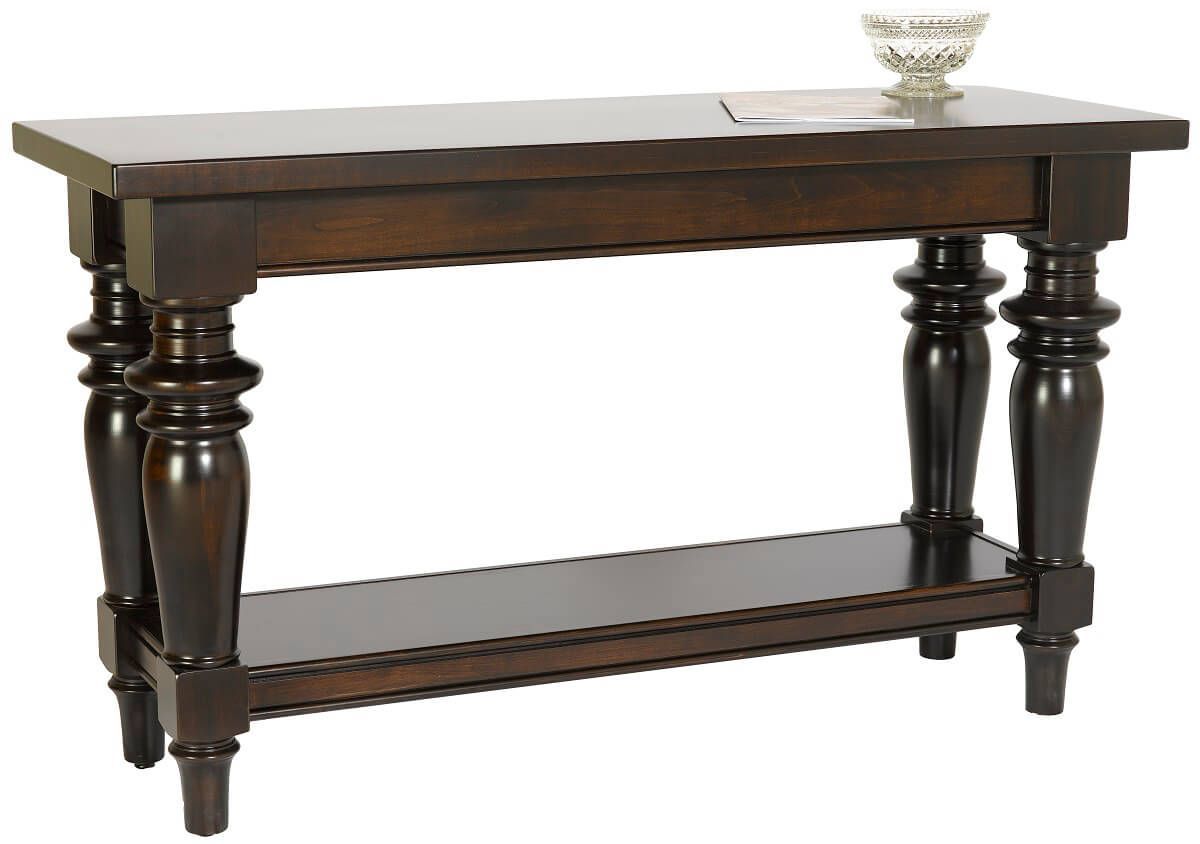 Amity Gardens Console Table – Countryside Amish Furniture Regarding Pecan Brown Triangular Console Tables (View 5 of 20)