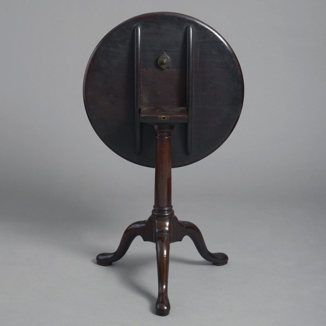 An 18th Century George Ii Period Mahogany Tripod Table Intended For Console Tables With Tripod Legs (Photo 11 of 20)