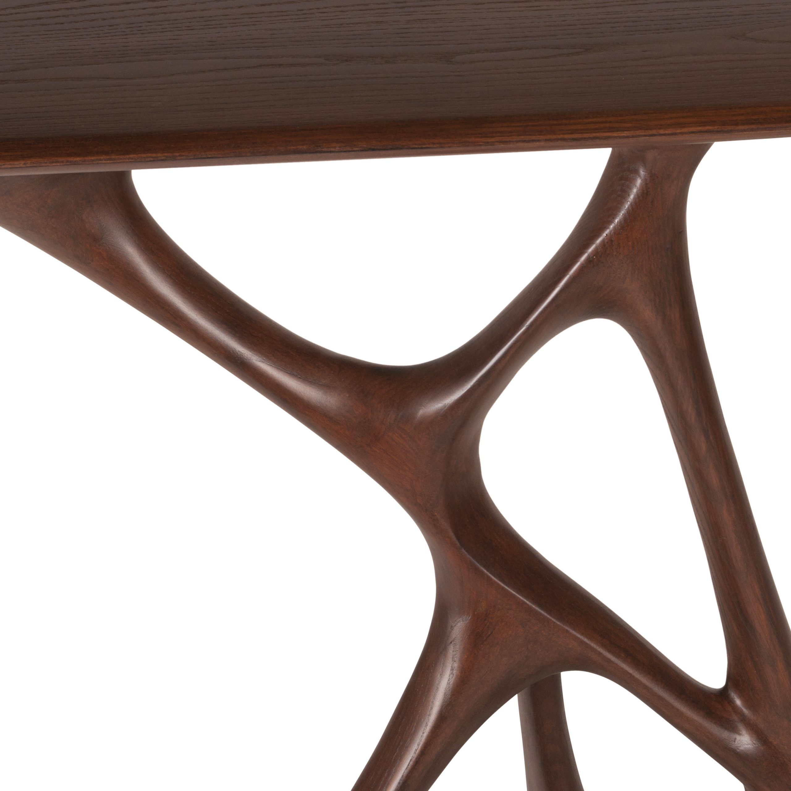 Anika Walnut Console Tableamorph || Tablesolid Ash Throughout Hand Finished Walnut Console Tables (View 13 of 20)