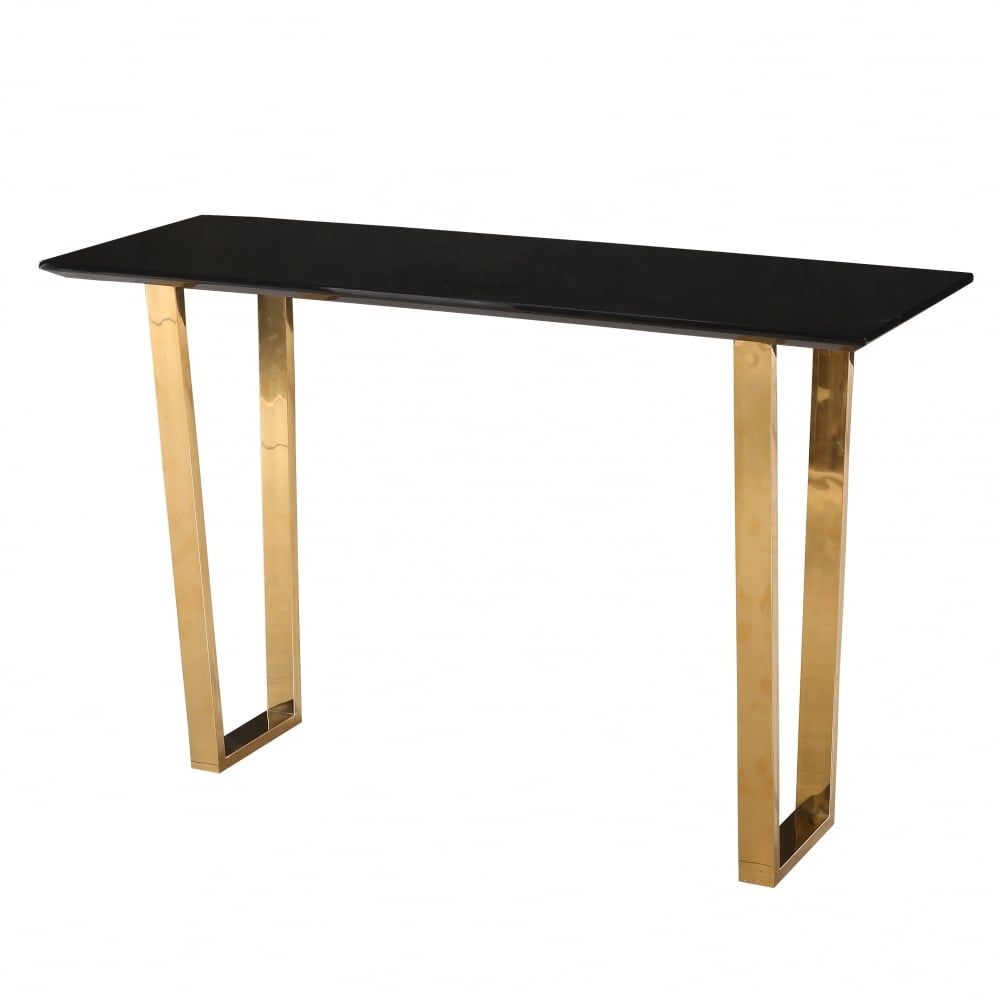 Antibes Black & Gold Console Table – Free Delivery Pertaining To Black And Gold Console Tables (Photo 8 of 20)
