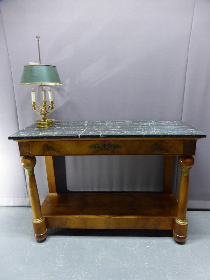 Antique Empire Style Console Table | Antiques.co (View 8 of 20)