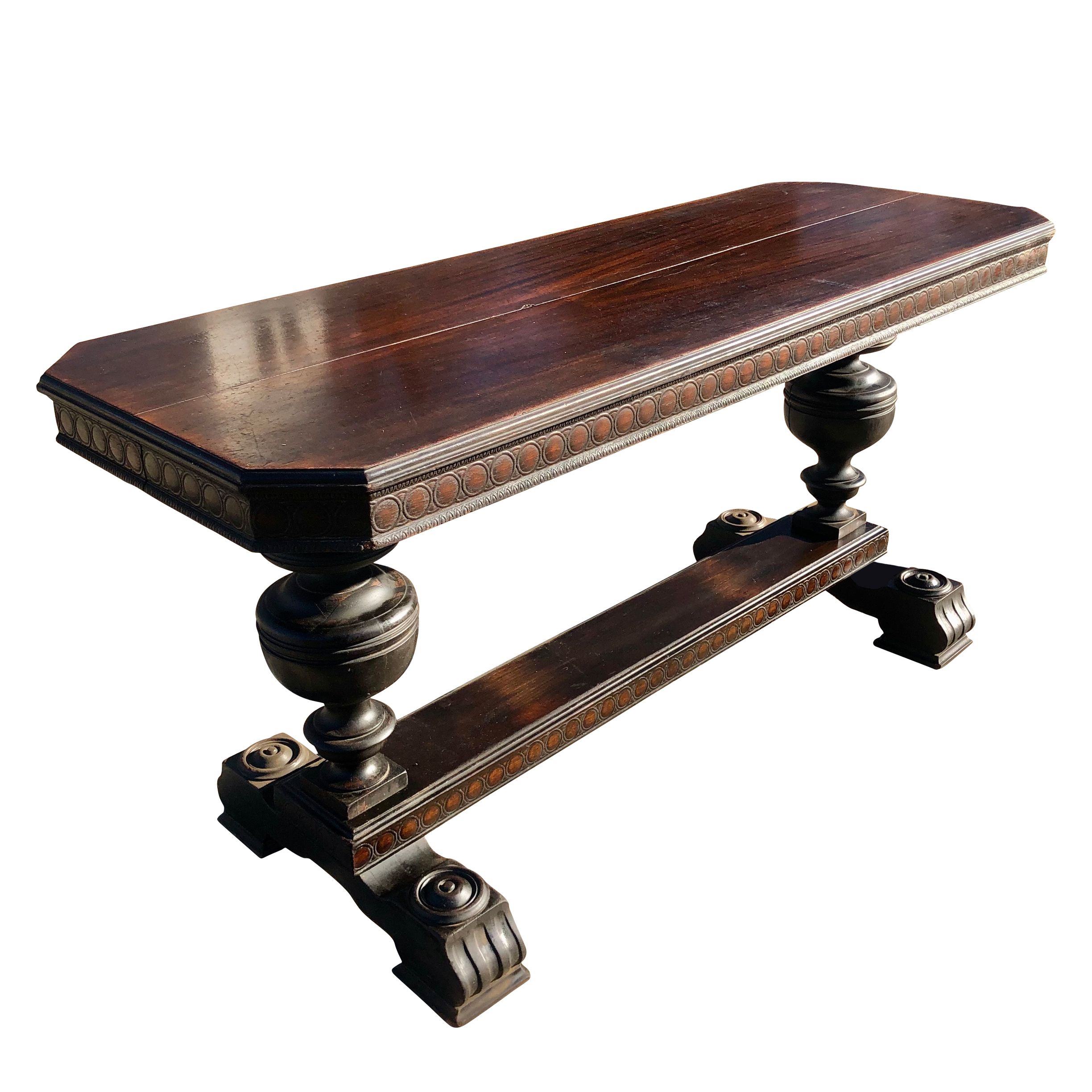 Antique Mahogany Expanding Library Console Tablekiel For Antique Console Tables (View 8 of 20)
