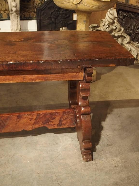 Antique Walnut Wood Console Table From Italy, 1600s At 1stdibs Throughout Rustic Walnut Wood Console Tables (Photo 6 of 20)