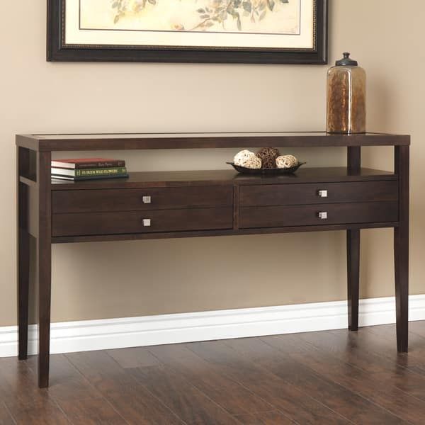 Artisto Brown Console Table | Tarkhan.pk With Brown Wood And Steel Plate Console Tables (Photo 3 of 20)